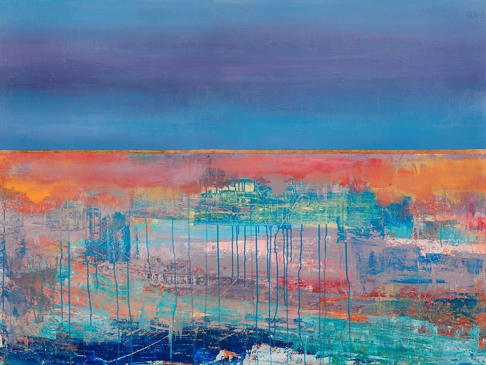 Wall art: Riflessi della sera, by Corrado, Italo