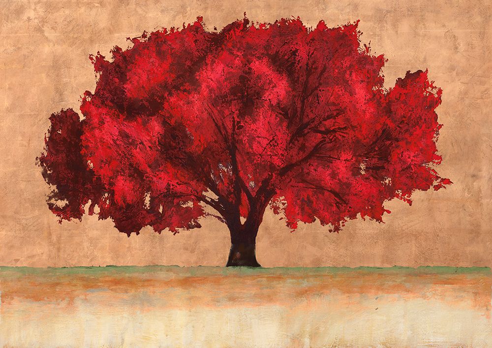 Art Print: Golden red