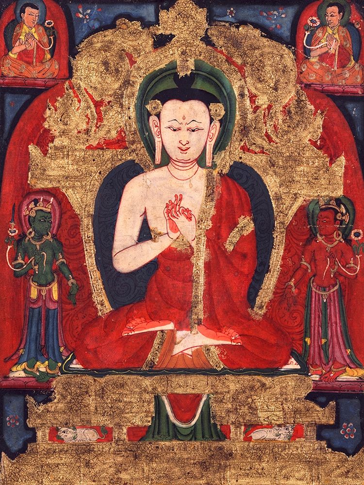 Wall art: Buddha Vairocana, by Anonymous