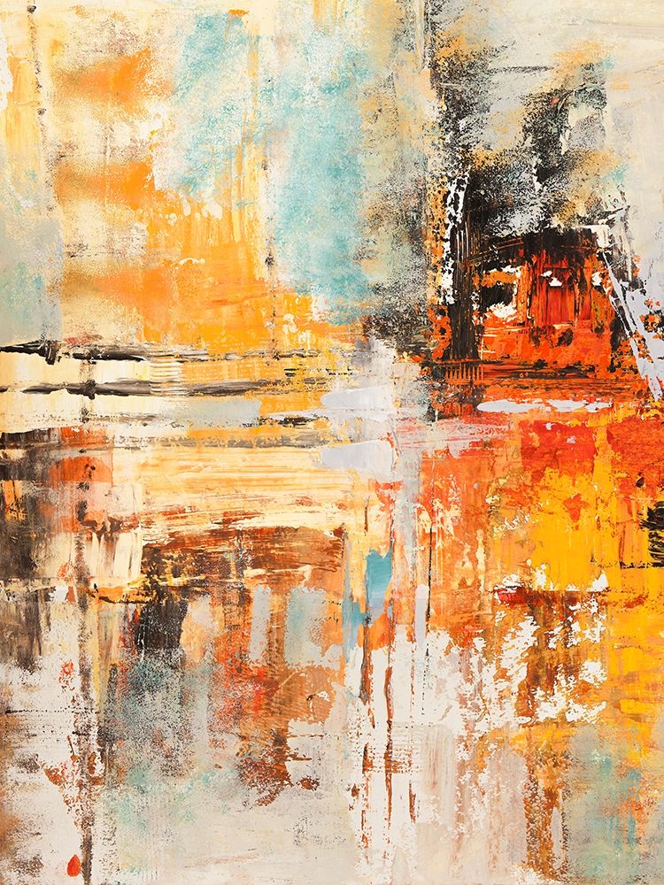 Wall art: Riflessi del mattino I (detail), by Lucas