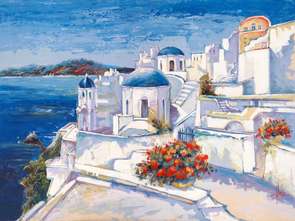Wall art: Mykonos, by Florio, Luigi