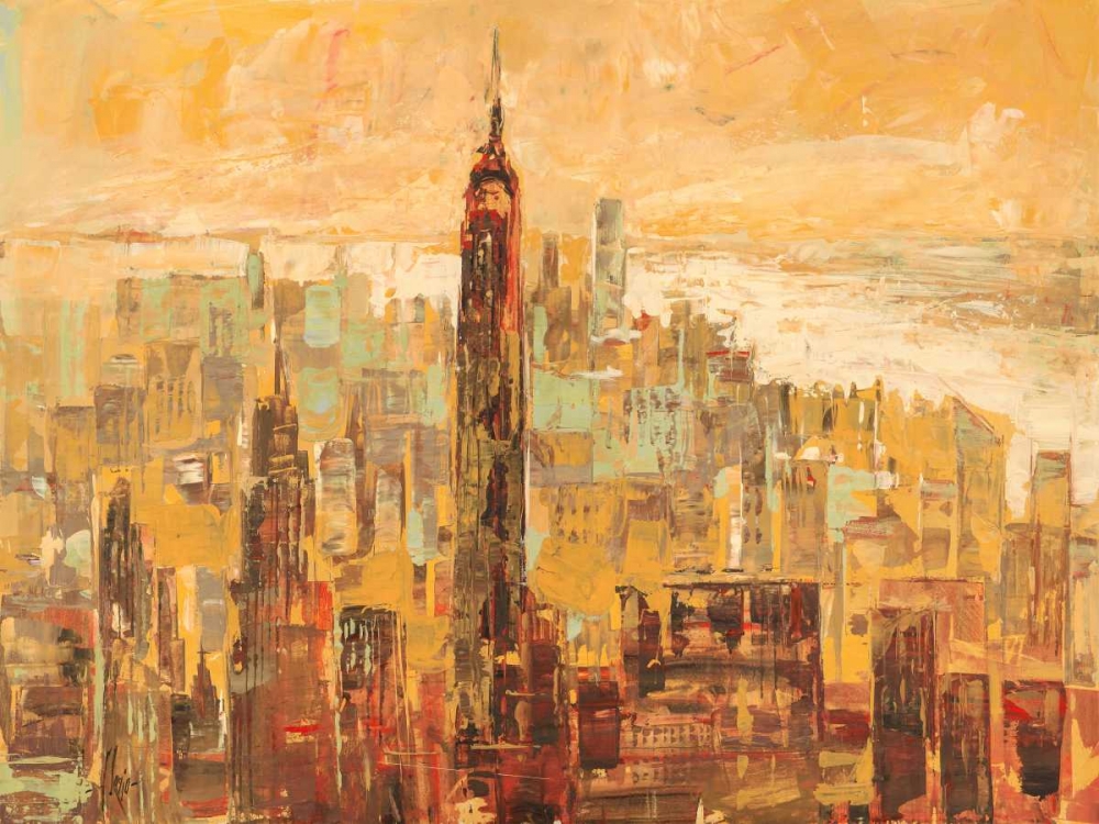 Wall art: Tramonto su Manhattan, by Florio, Luigi