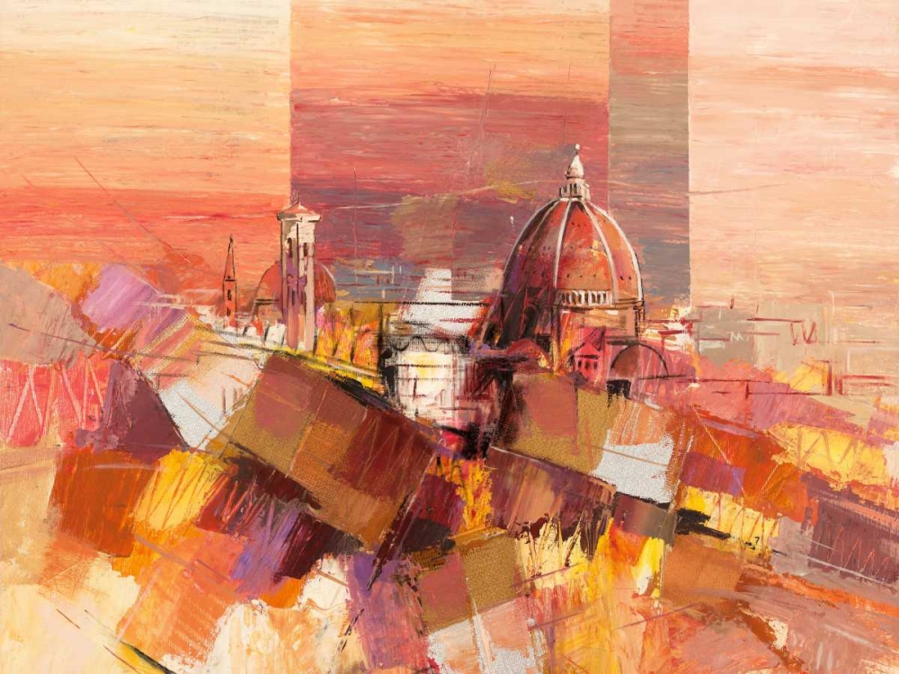 Wall Art Painting id:43515, Name: Firenze astratta, Artist: Florio, Luigi
