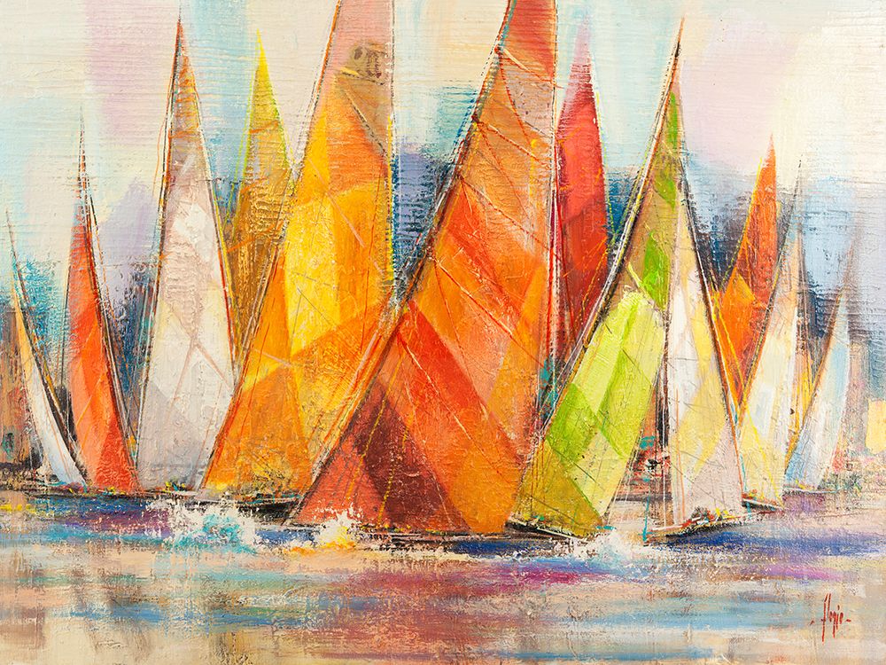 Art Print: Regata di colori
