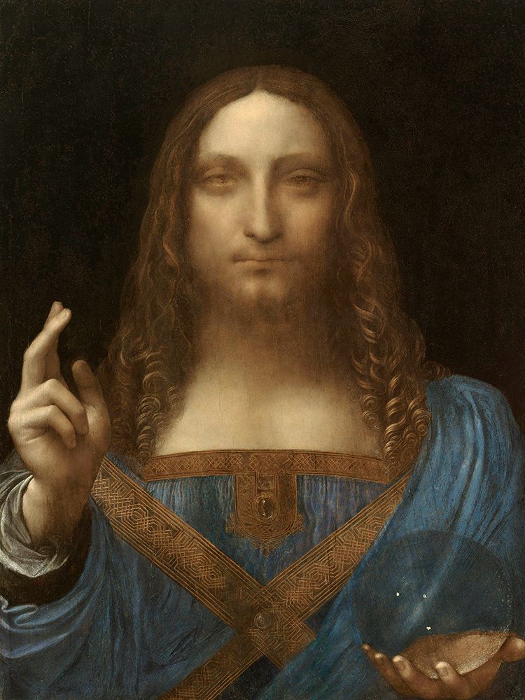 Wall Art Painting id:634087, Name: Salvator Mundi, ca. 1500, Artist: da Vinci, Leonardo