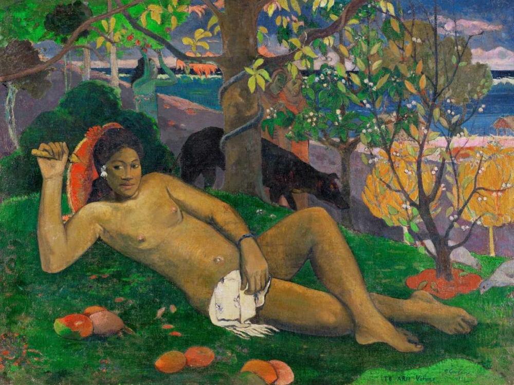 Wall Art Painting id:78209, Name:  Te arii vahine (The Kings Wife), Artist: Gauguin, Paul