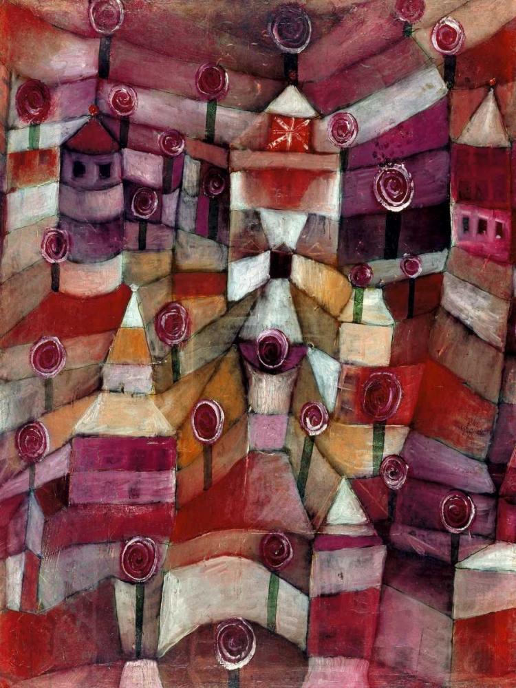 Wall Art Painting id:70094, Name: Rose Garden, Artist: Klee, Paul