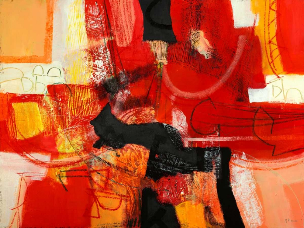 Art Print: Davanti al fuoco