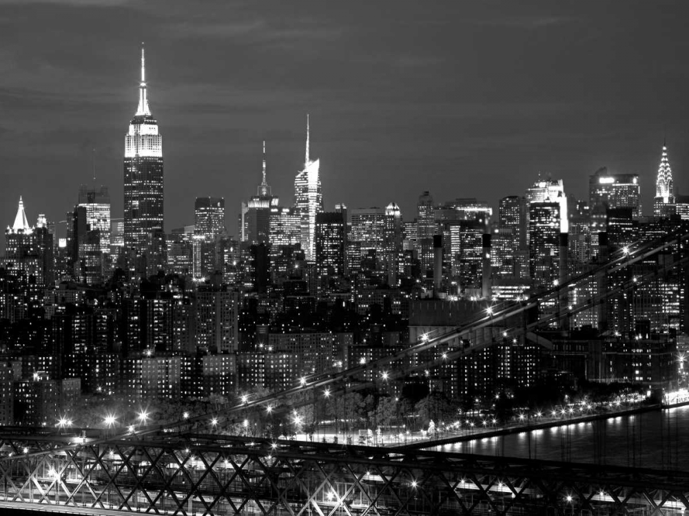 Art Print: Midtown Manhattan at night