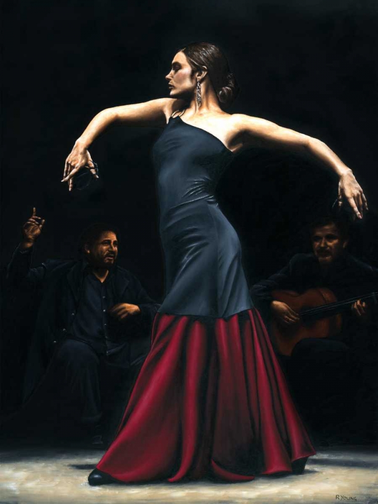 Wall Art Painting id:167371, Name: Encantado por flamenco, Artist: Young, Richard
