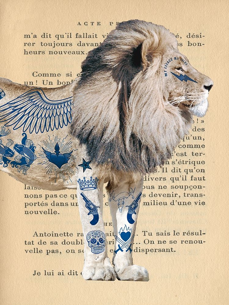 Wall Art Painting id:312005, Name: Tattooed Savannah II, Artist: Hill, Steven