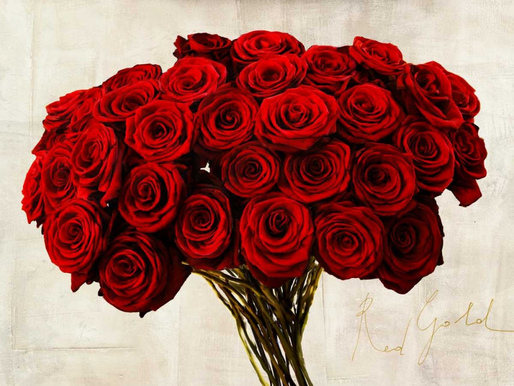 Wall Art Painting id:44241, Name: Red Gold, Artist: Rizzardi, Teo