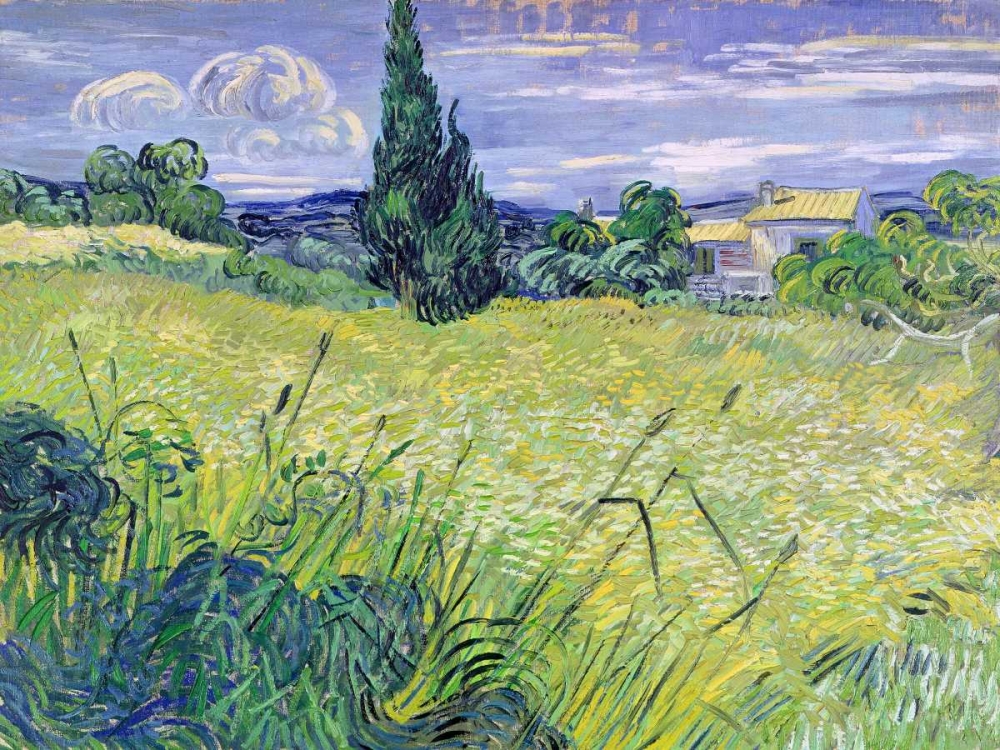 Art Print: Landscape with Green Corn