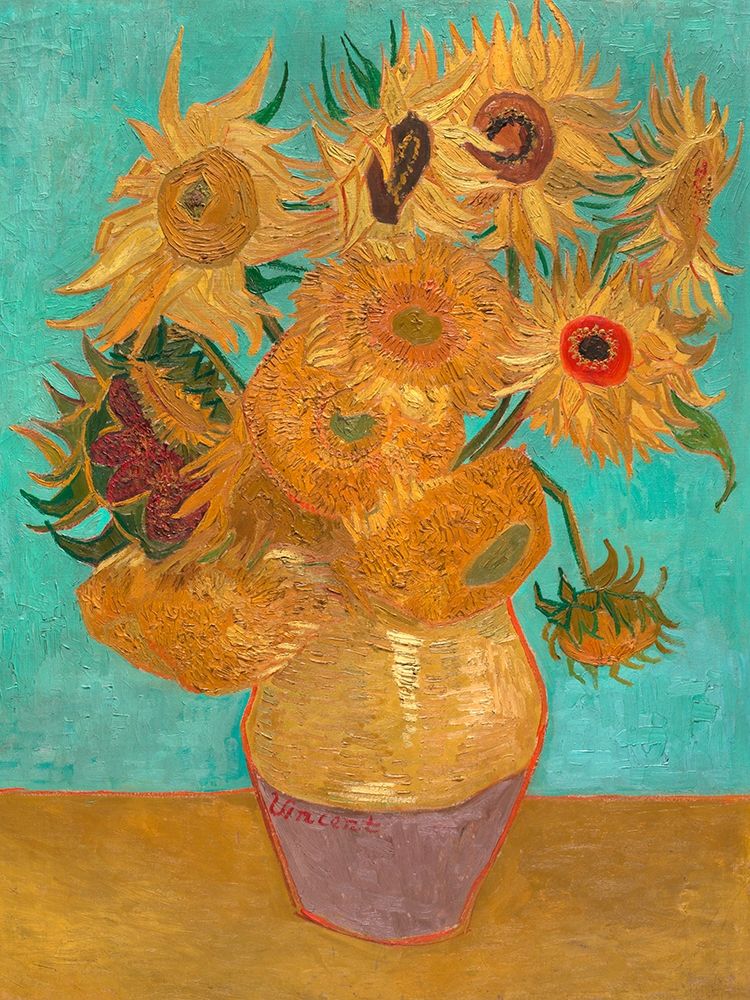 Wall Art Painting id:244288, Name: Sunflowers, Artist: Van Gogh, Vincent