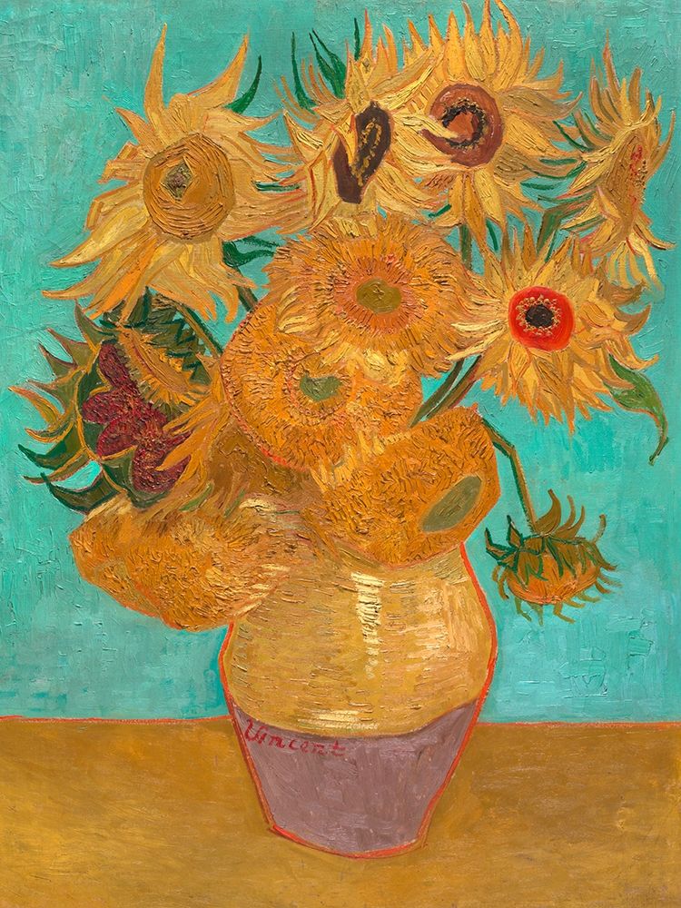 Wall art: Sunflowers, by Van Gogh, Vincent