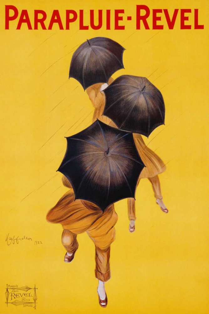 Wall Art Painting id:43488, Name: Parapluie-Revel 1922, Artist: Cappiello, Leonetto