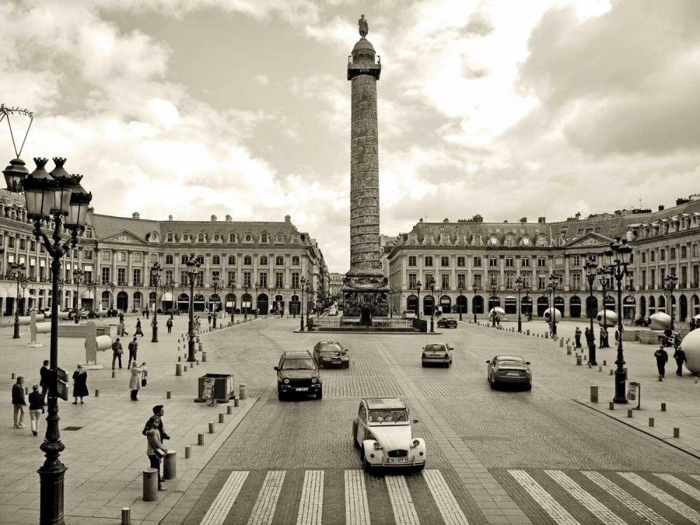 Wall art: Place Vendome Paris, by Ratsenskiy, Vadim
