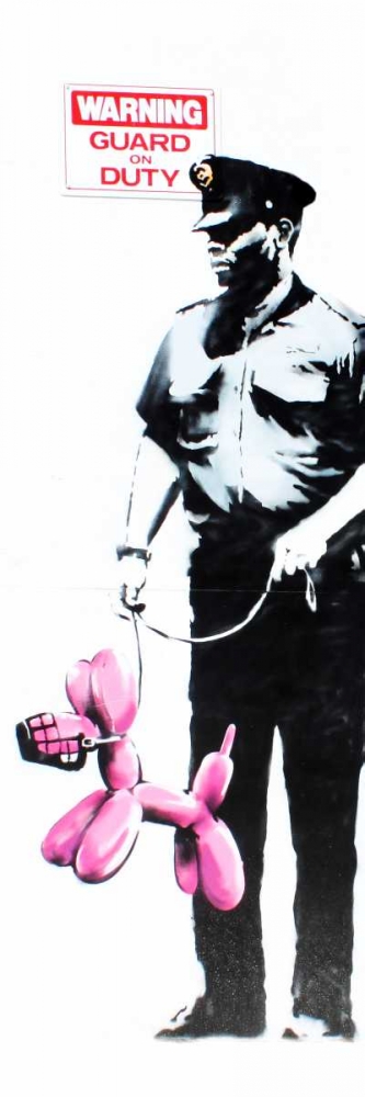 Art Print: Los Angeles (graffiti attributed to Banksy)