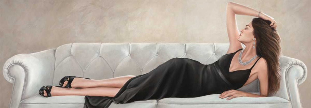 Wall Art Painting id:118206, Name: Lady Reclined, Artist: Duval, Sonya