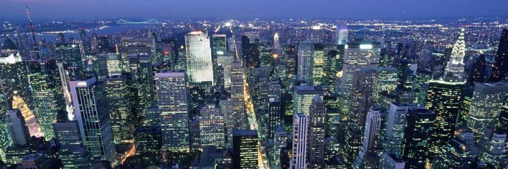 Art Print: Fifth avenue and Midtown Manhattan, NYC (detail)