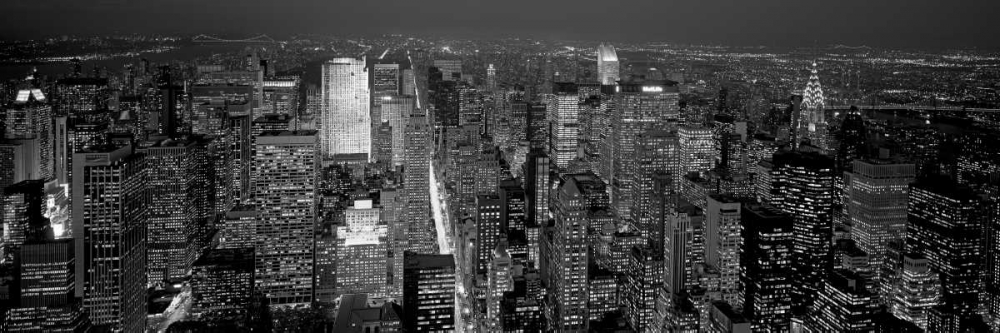 Art Print: Midtown Manhattan at Night