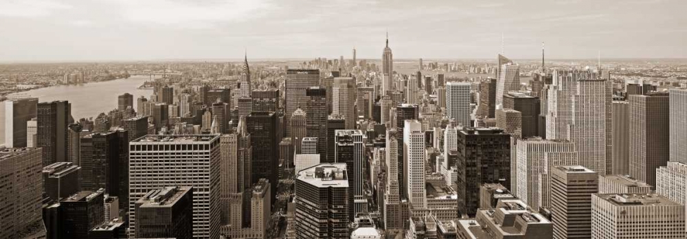 Art Print: Manhattan Looking South