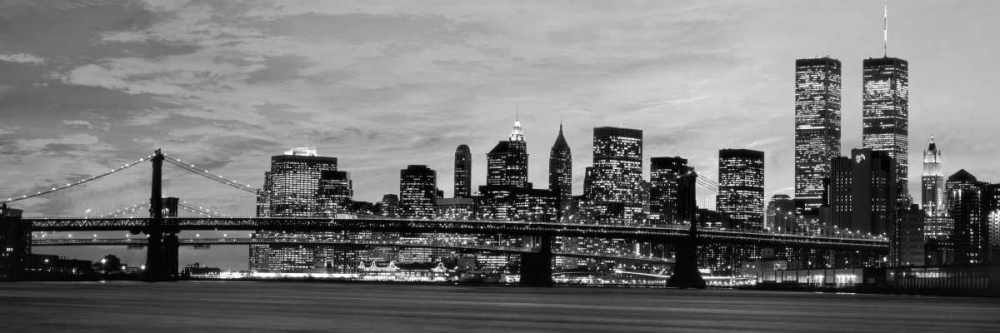 Art Print: Manhattan at night