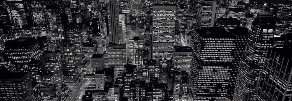 Art Print: Midtown Manhattan at Night