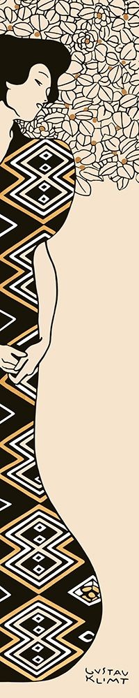 Wall art: Woman and Tree I (Neutral), by Klimt, Gustav