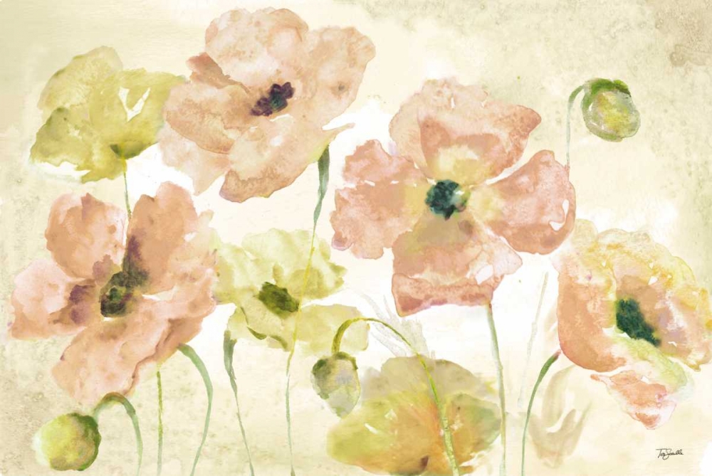 Wall Art Painting id:85208, Name: Watercolor Blush Landscape, Artist: Tre Sorelle Studios
