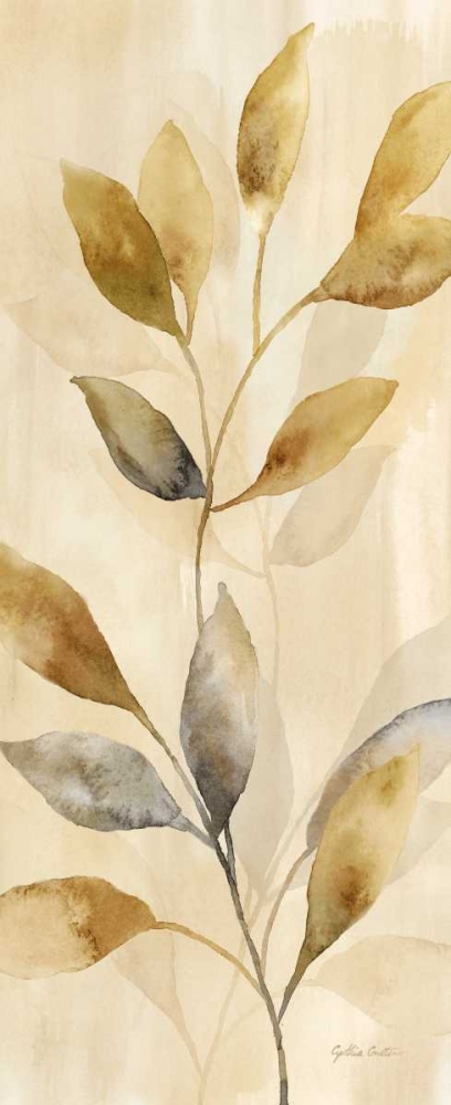 Art Print: Majestic Leaves Panel I