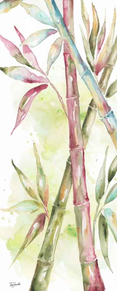 Art Print: Marsala Bamboo Panel I   