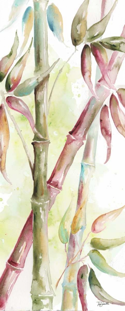 Art Print: Marsala Bamboo Panel II  