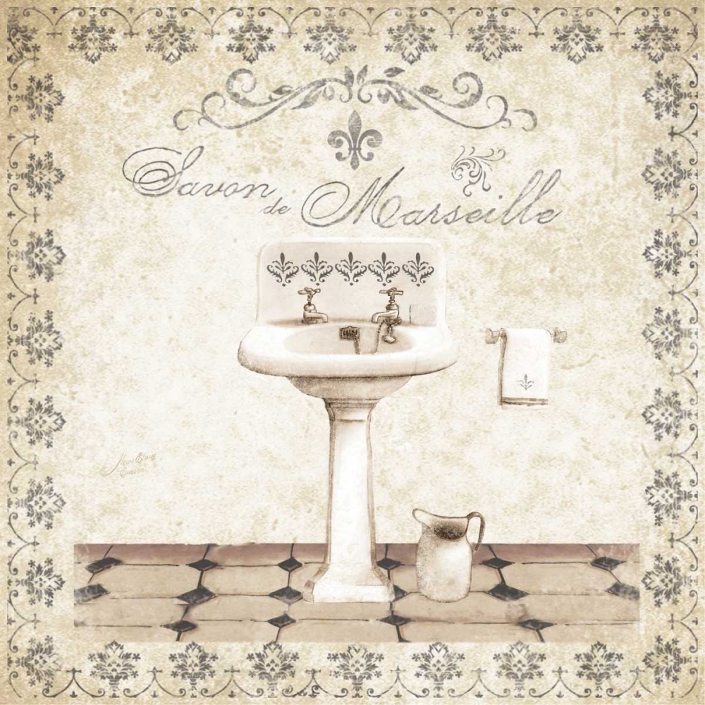 Wall Art Painting id:154613, Name: Simply Elegant Bath I, Artist: Cusson, Marie-Elaine