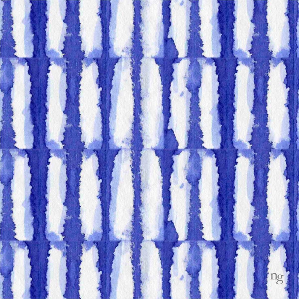 Art Print: Aquarelle Blue VI 