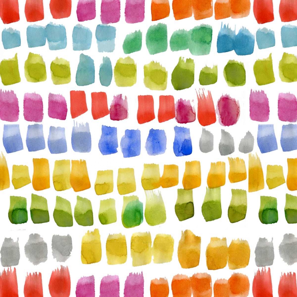 Wall Art Painting id:171753, Name: Painters Palette Multi II (brush stroke), Artist: Nancy Green Design