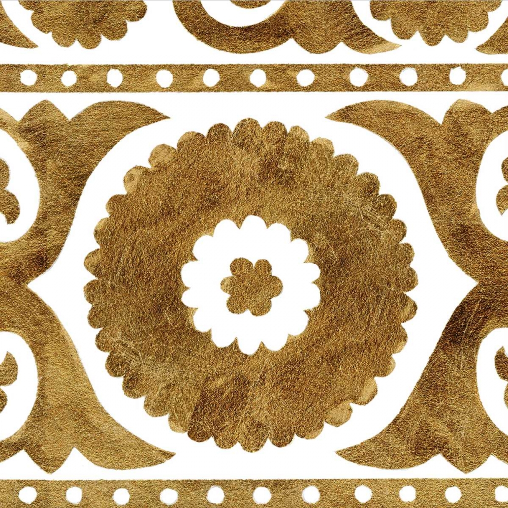 Art Print: Golden Opportunity Suzani III