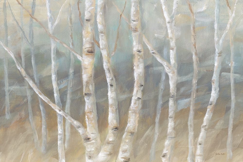 Art Print: Silver Birch Landscape