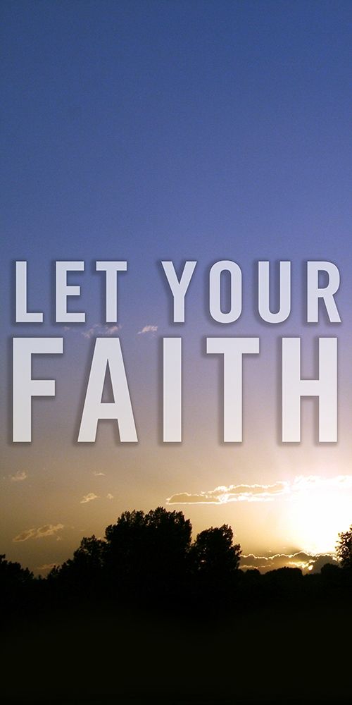 Art Print: Let Your Faith Panel A