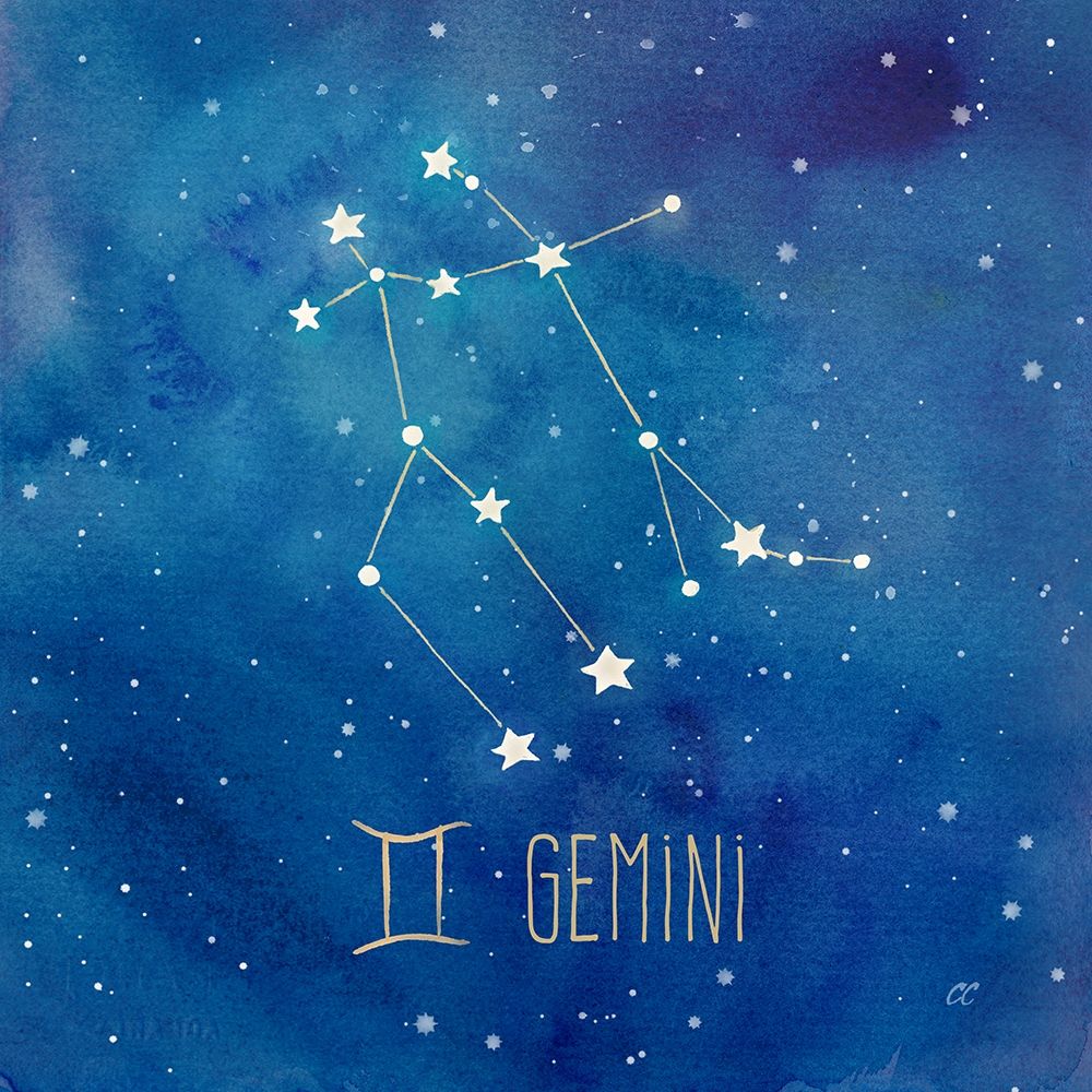 Wall art: Star Sign Gemini, by Coulter, Cynthia