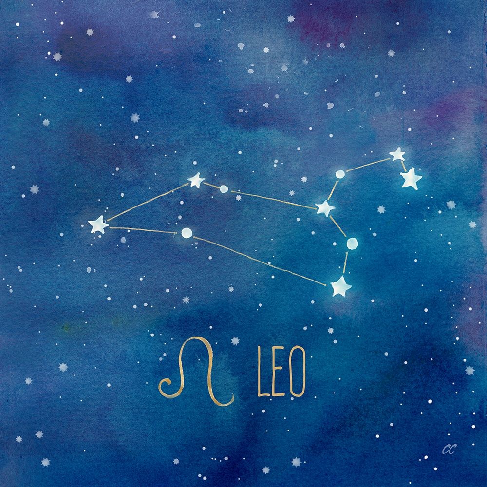 Wall Art Painting id:212317, Name: Star Sign Leo, Artist: Coulter, Cynthia