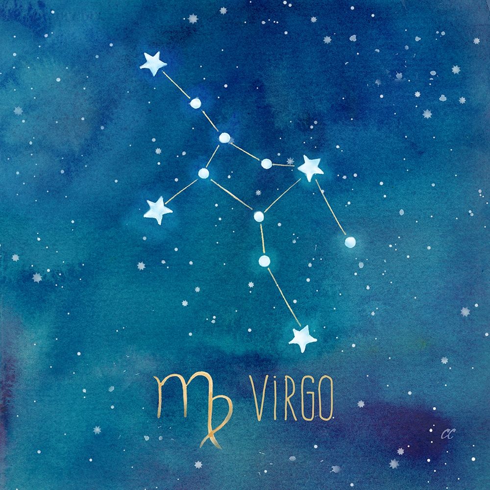 Wall Art Painting id:212318, Name: Star Sign Virgo, Artist: Coulter, Cynthia