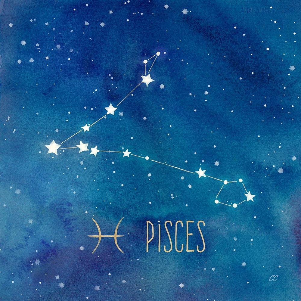 Wall art: Star Sign Pisces, by Coulter, Cynthia