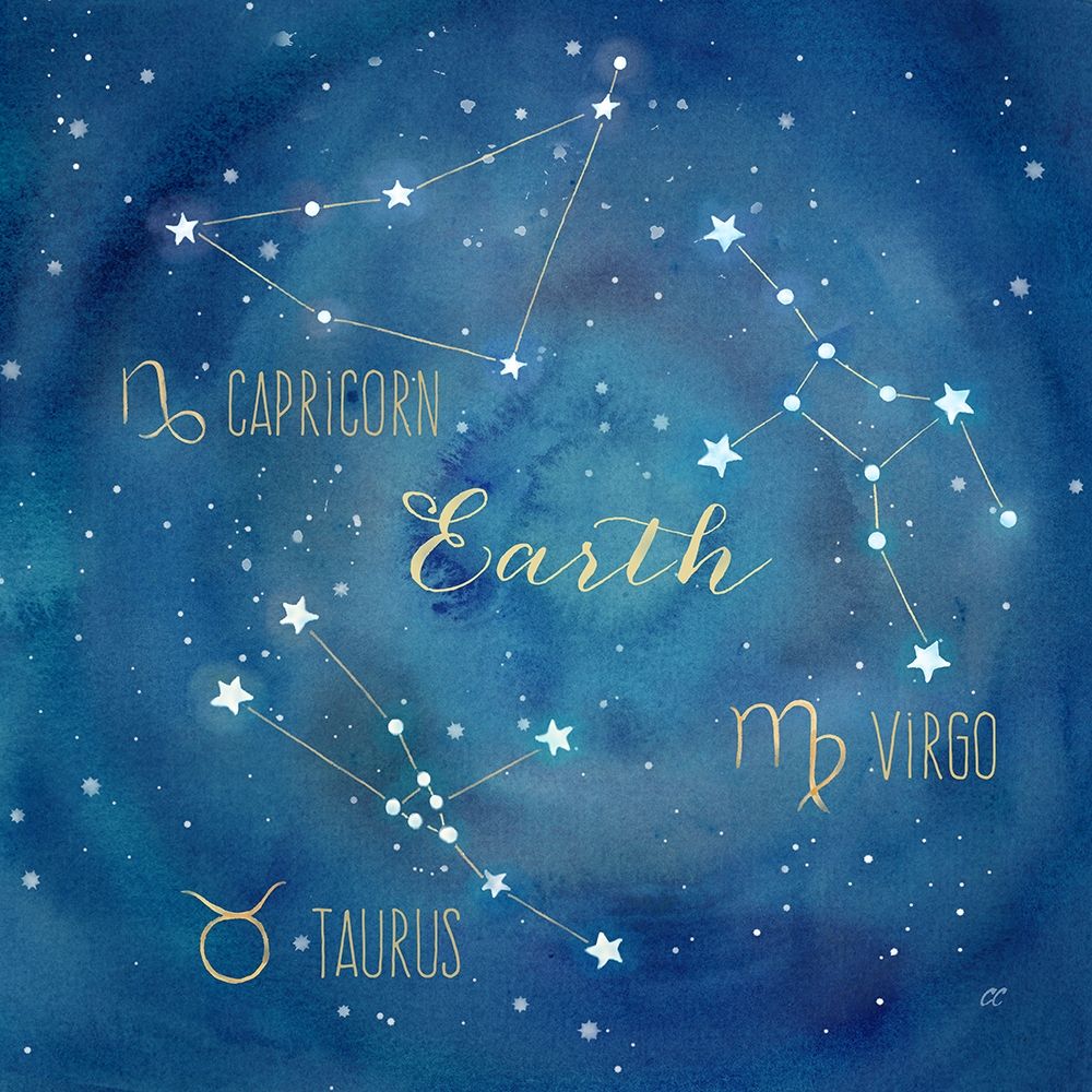 Wall art: Star Sign Earth, by Coulter, Cynthia
