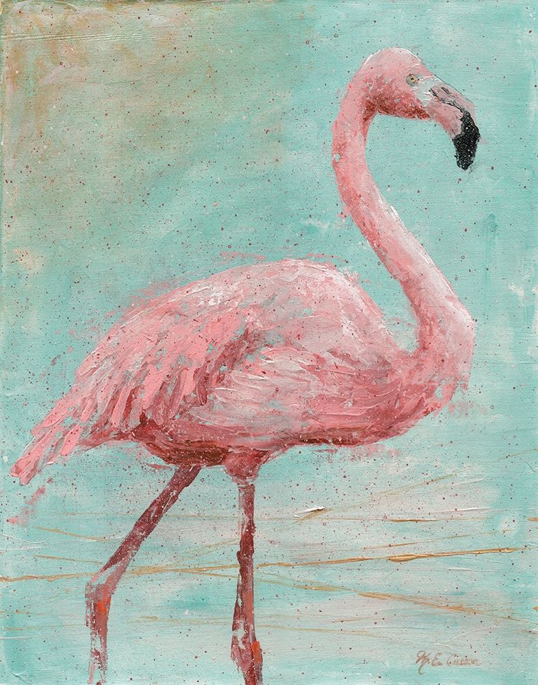 Art Print: Pink Flamingo I