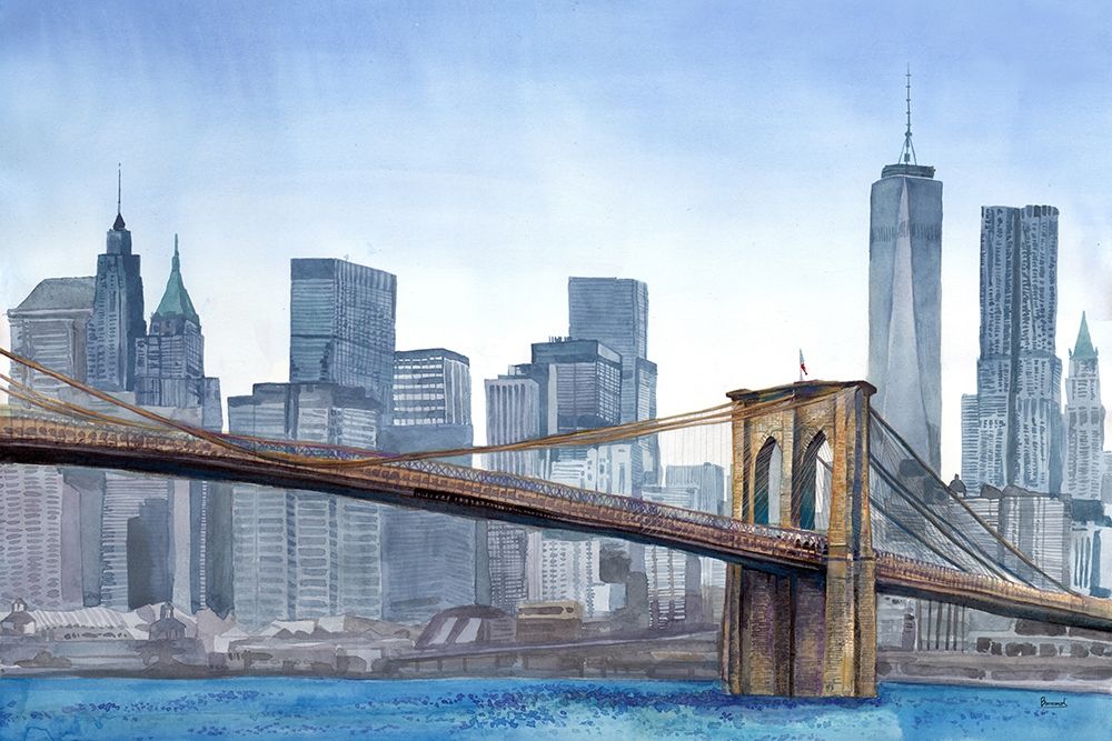 Wall art: NY Skyline, by Bannarot