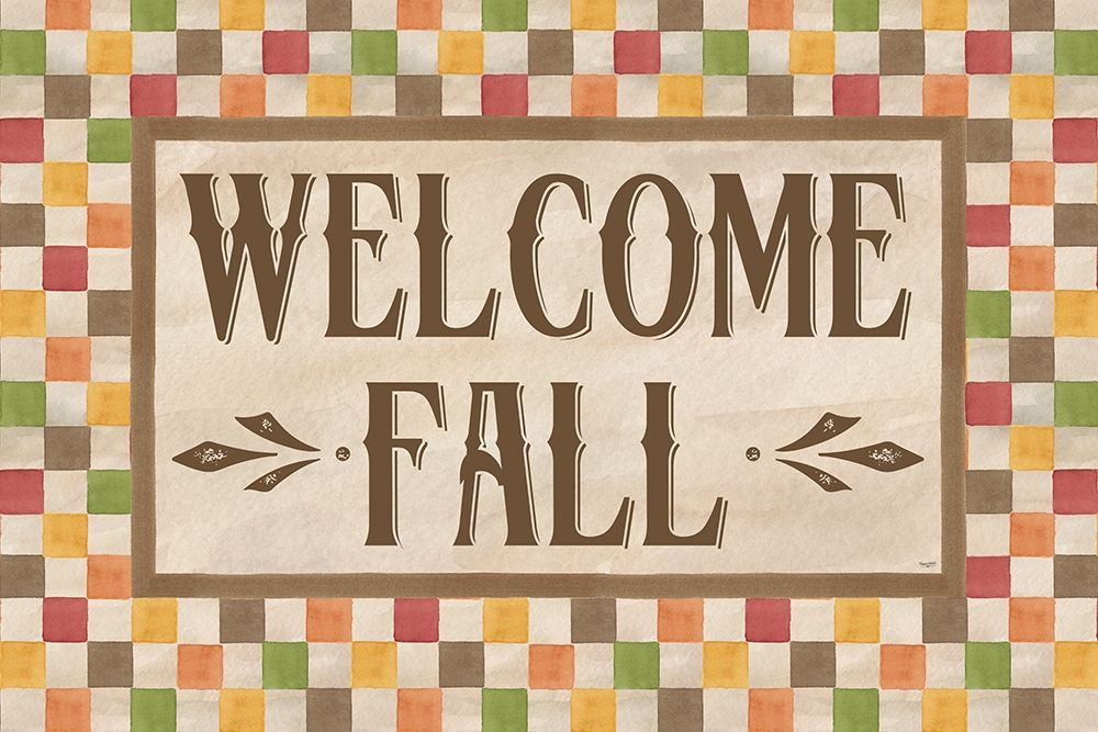 Wall Art Painting id:423181, Name: Fall Farms-Welcome Fall, Artist: Reed, Tara