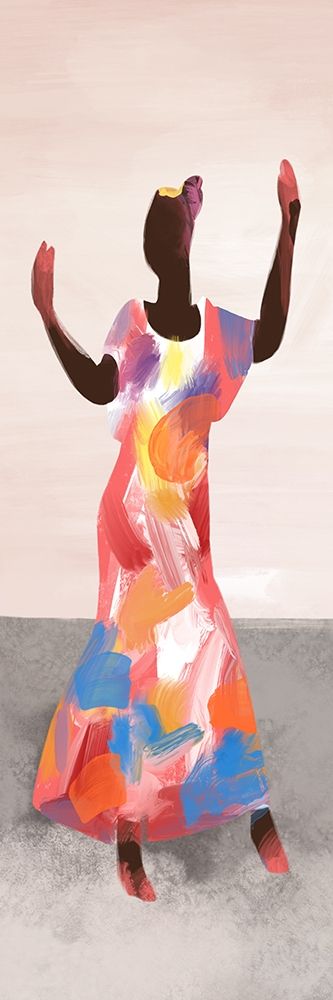 Wall art: Dancing Solo I, by Bannarot