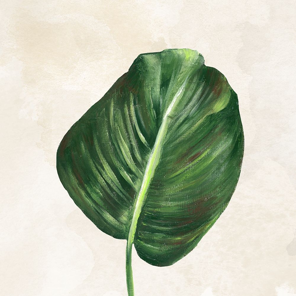 Wall art: Tropical Leaves I, by Lee C