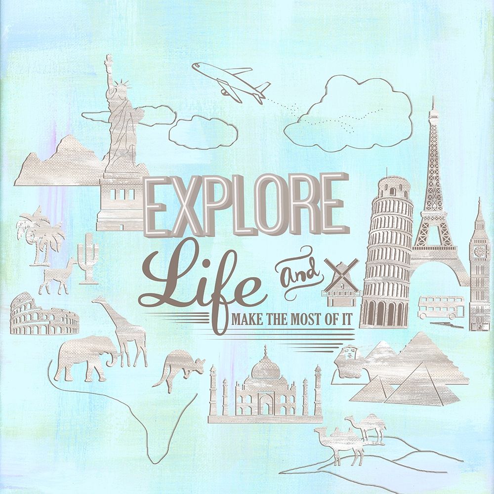 Art Print: Journey and Explore II